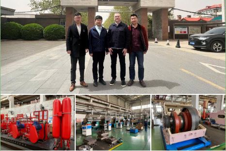 Генеральный директор  посетил завод Rongsheng Machinery Manufacture Ltd.